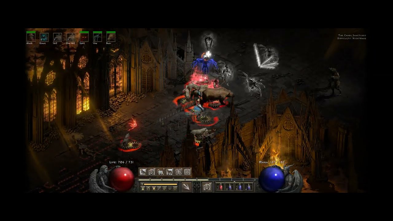 Diablo 2 Resurrected Druid Gameplay part 10 - Ultrawide 4K 60FPS No commentary