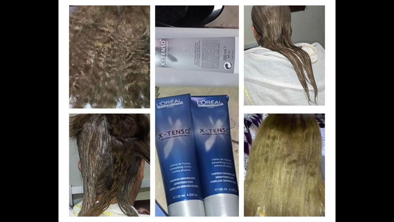 طريقة عمل ترطيبة  الشعر x tenso L'Oreal من البداية الى النتيجة النهائية مع نصائح مهمة قبل الاستعمال