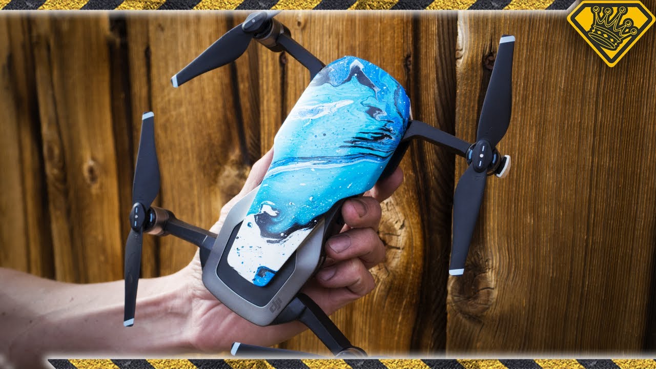 Hydro Dipping Drones in Spraypaint! Hydrodrip Painting a Drone With TKOR
