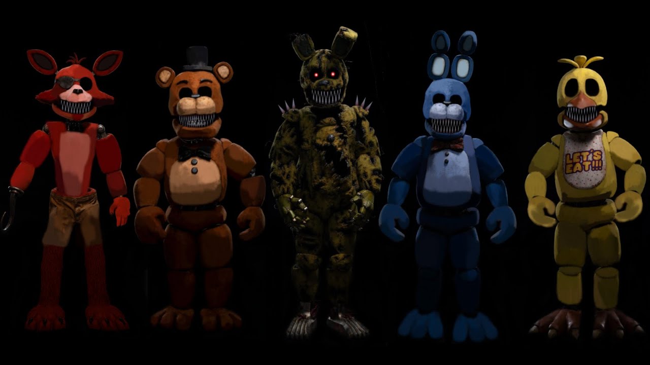FNAF 2 Movie - All Sinister Animatronics | Speed Edit |