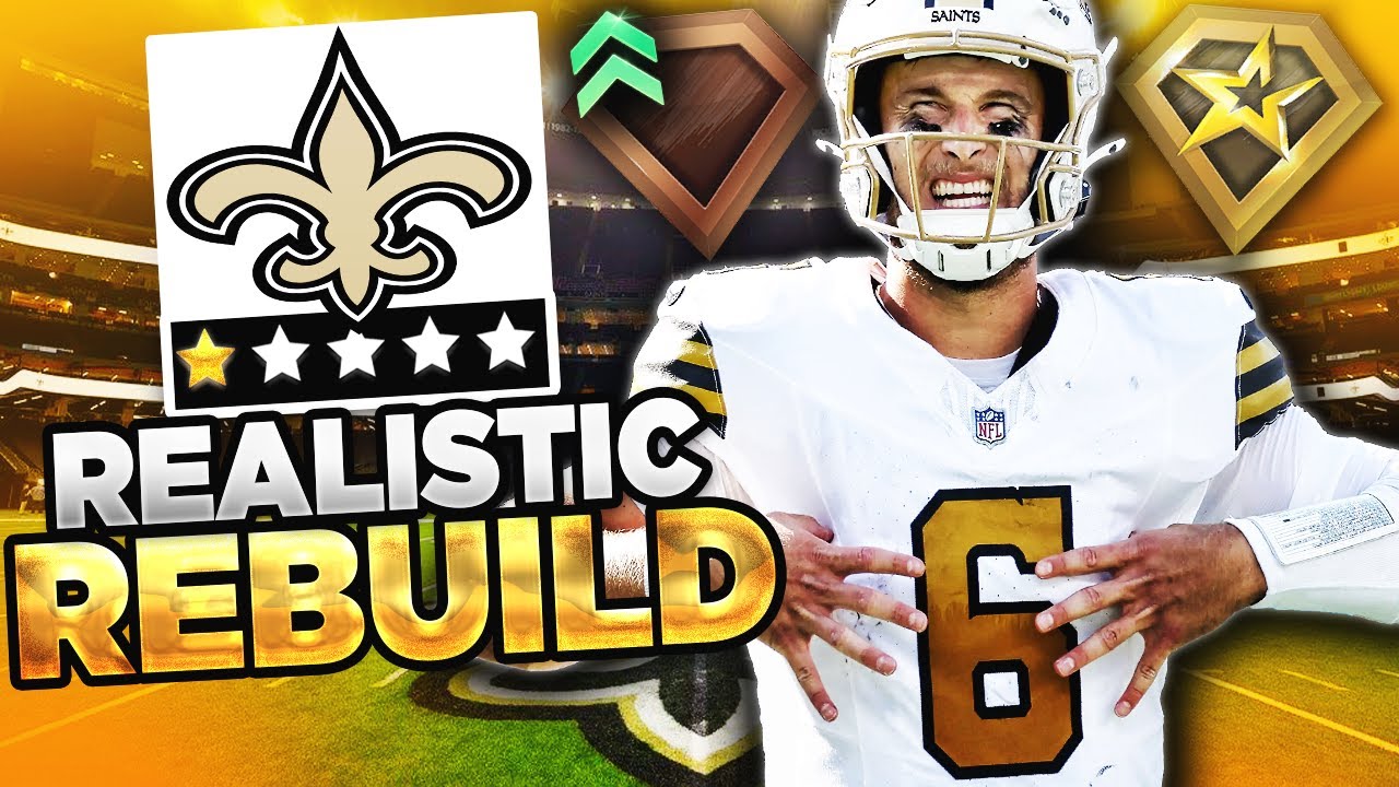 Can Tyler Shough Be A Franchise QB? | Madden 26 New Orleans Saints Realistic Rebuild