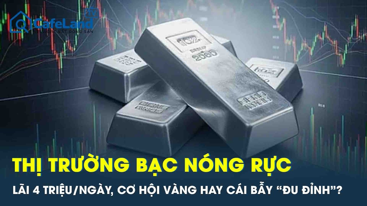 Thị trường bạc nóng rực: Lãi 4 triệu/ngày, cơ hội vàng hay cái bẫy “đu đỉnh”?