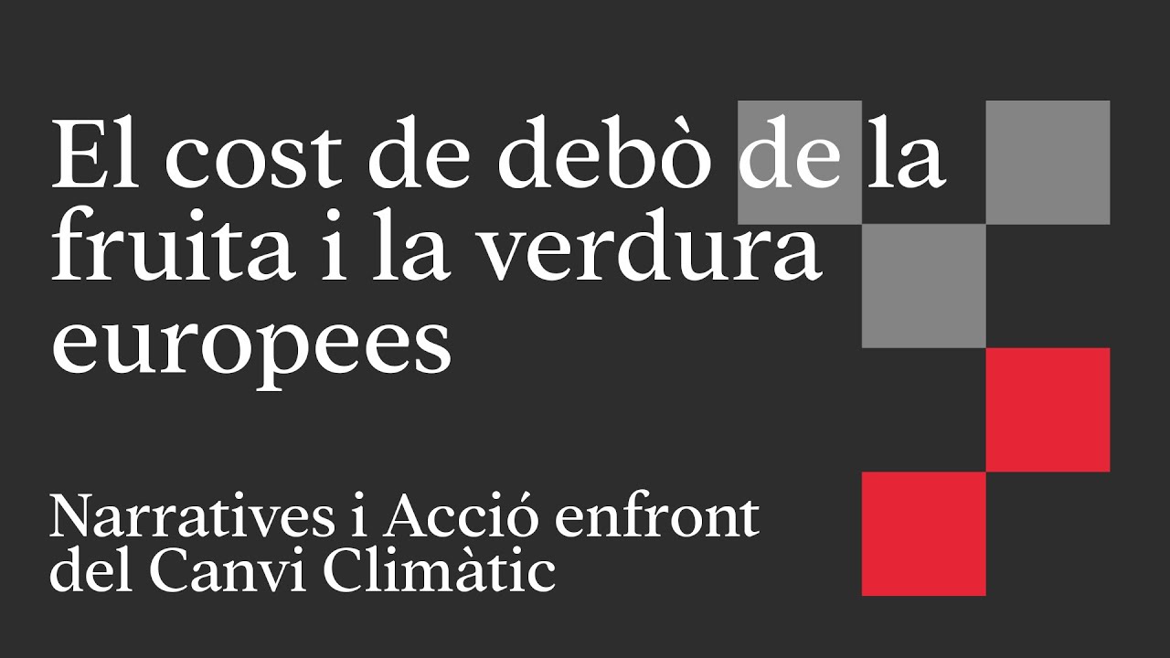 El cost de debò de la fruita i la verdura europees