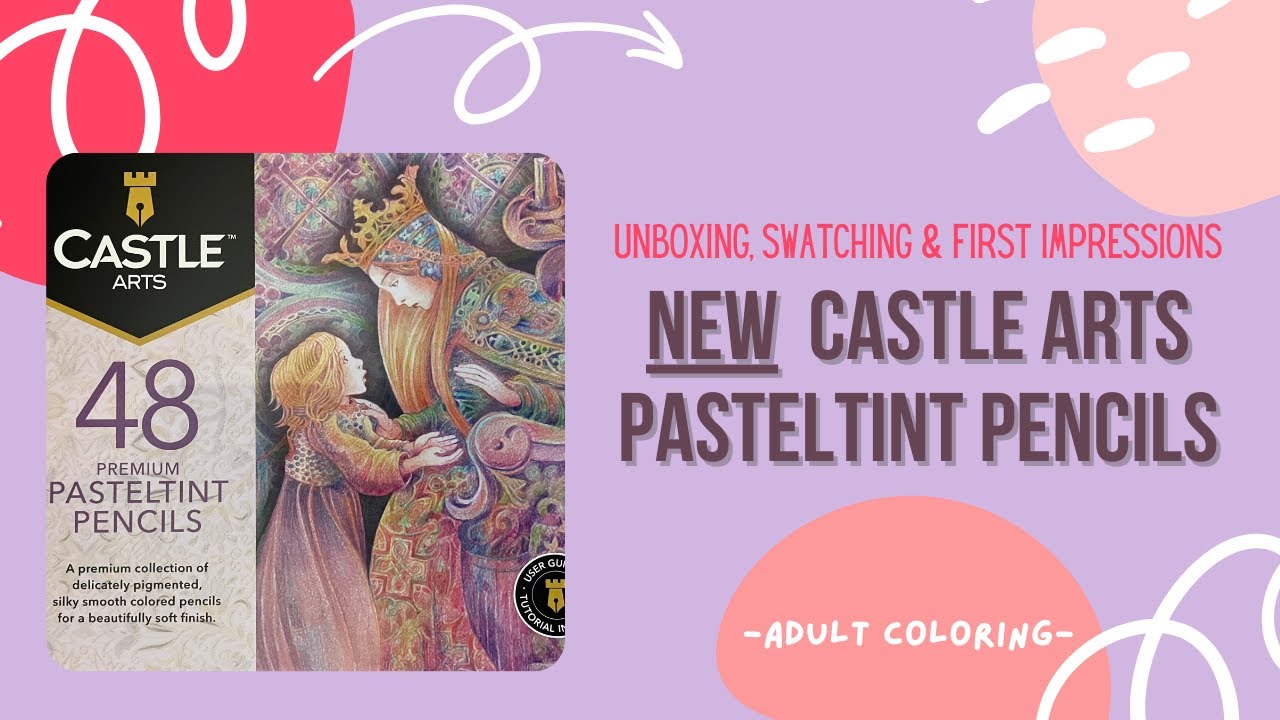 Раскраски для взрослых | Castle Arts выпустили новые карандаши, и мы предлагаем вам их образцы!
