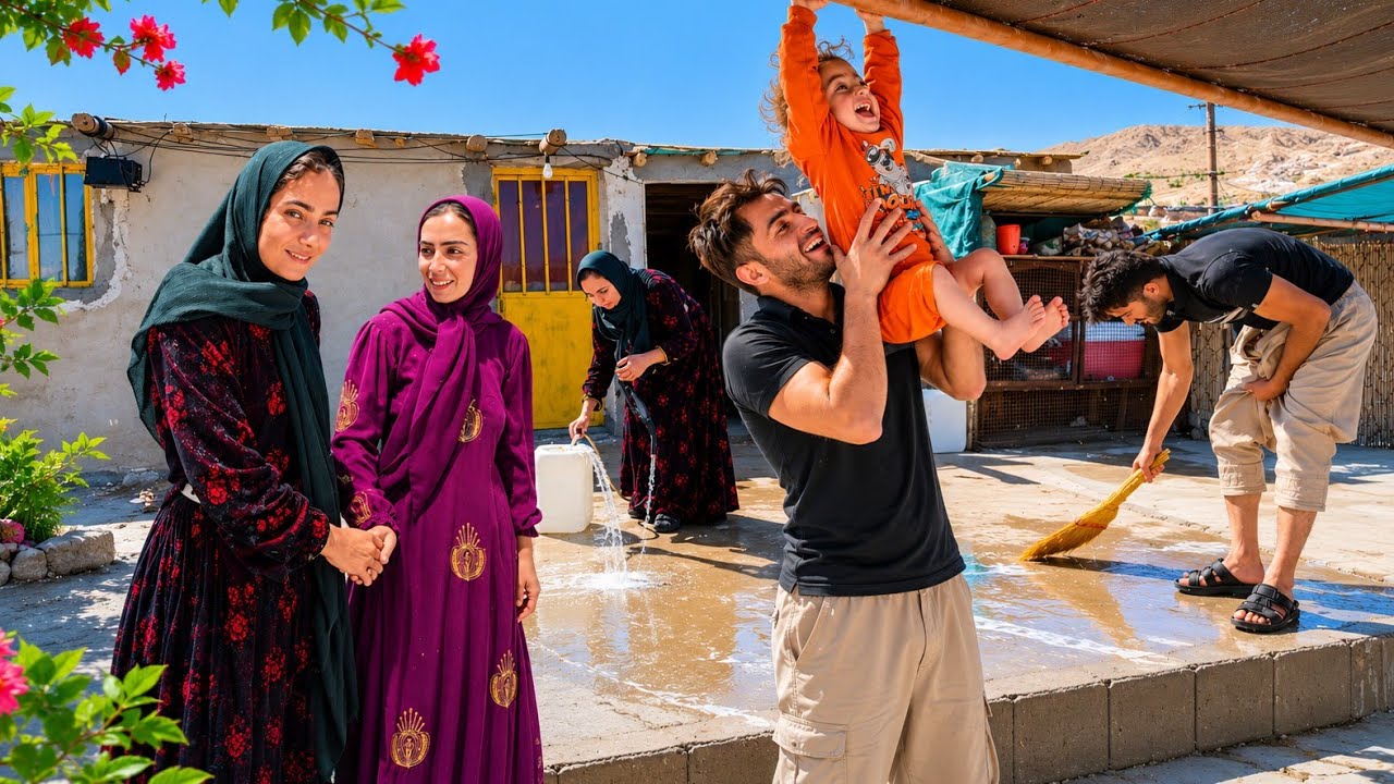 ❤️🏡⛰️Preparing the Mountain Home for Special Guests | Cleaning the Kitchen and Building the Yard ⛰️