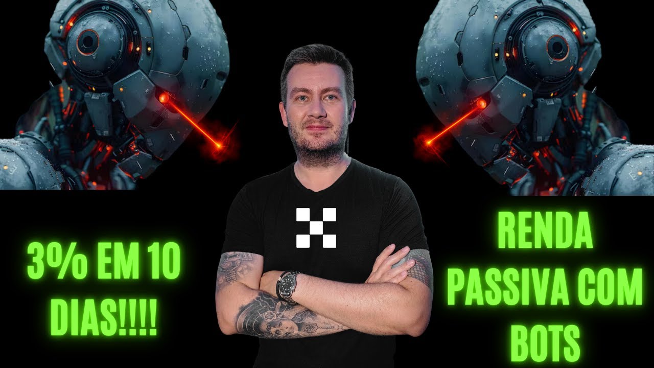 Fiz 3% em 10 dias de renda passiva com os bots de trade da OKX!