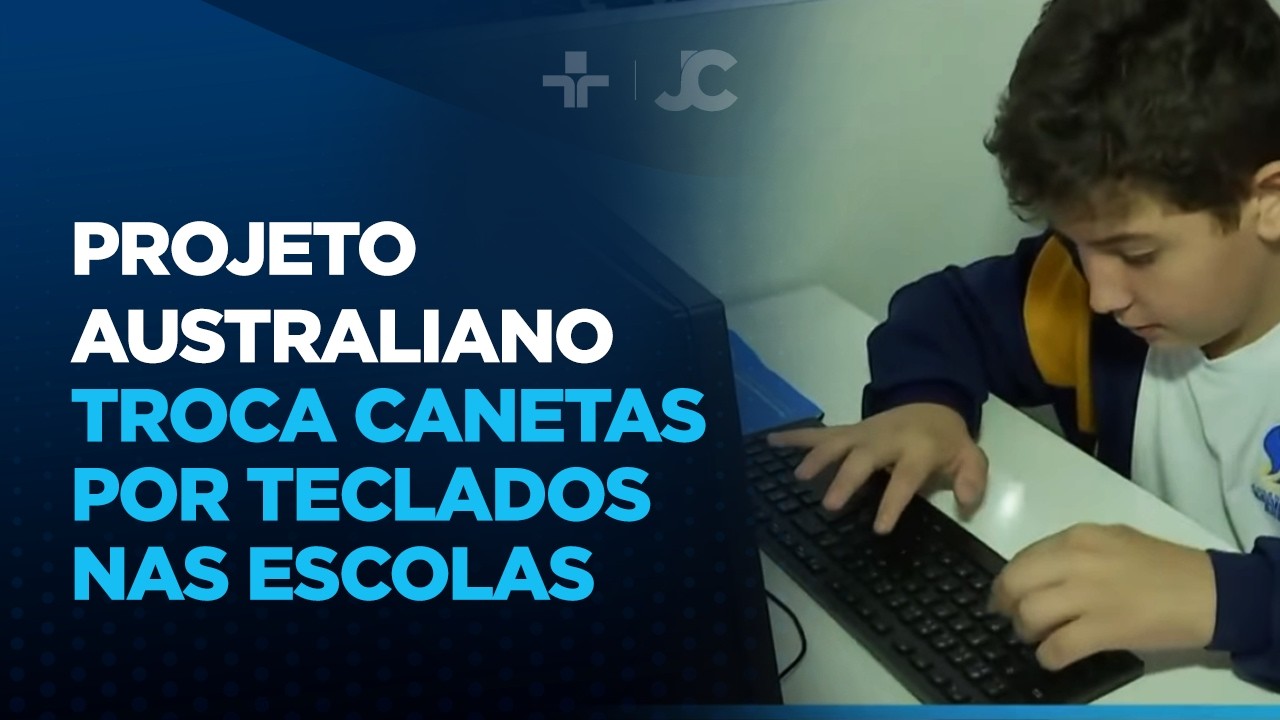 Projeto australiano troca canetas por teclados nas escolas