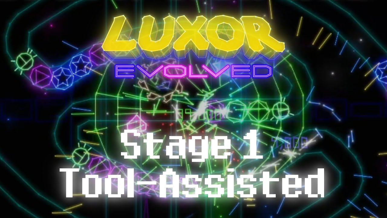 Luxor Evolved - Stage 1 But using Tool-Assisted!