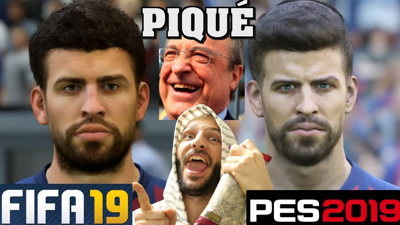 &iexcl;MI ABUELA HAR&Iacute;A MEJOR LAS CARAS DEL FIFA 19! - Sasel - Barcelona faces - espa&ntilde;ol - PES 2019
