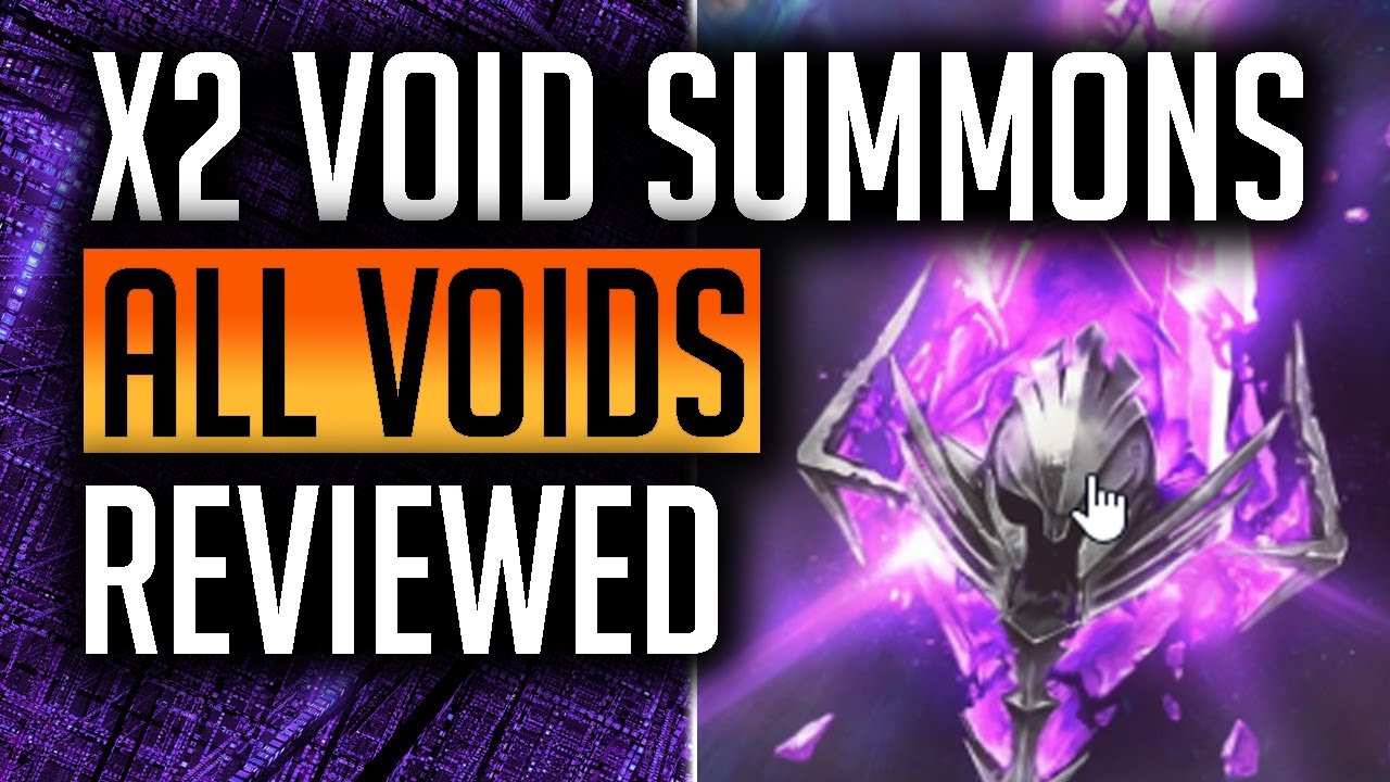 RAID: Shadow Legends | x2 Void Summons this weekend | All voids champions 10 second review!