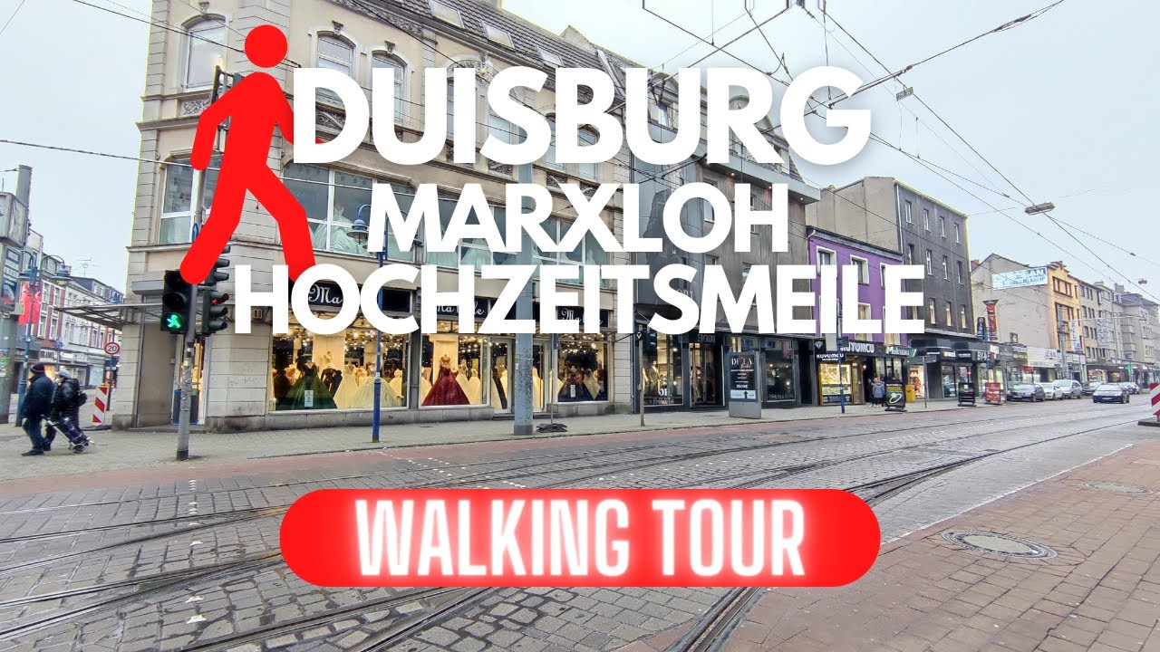 Duisburg - Marxloh Hochzeitsmeile Weseler Str. bis Zentralmoschee | Walking Tour | Januar 2023