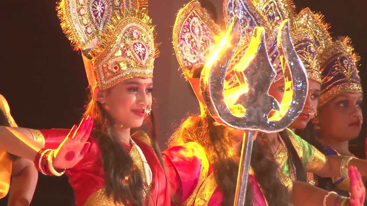 Aigiri nandini song performance on Urja Annual function 2018-19 at JAIS-Bharuch