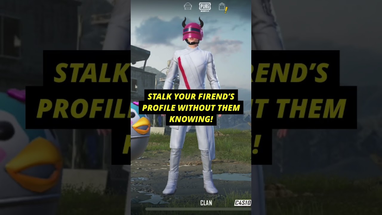 Stalk your friend&rsquo;s profile without them finding out in PUBG Mobile! #pubgmobile #pubg #pubgm