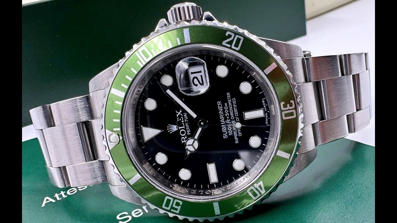Rolex Submariner Date Kermit 40 mm 16610LV