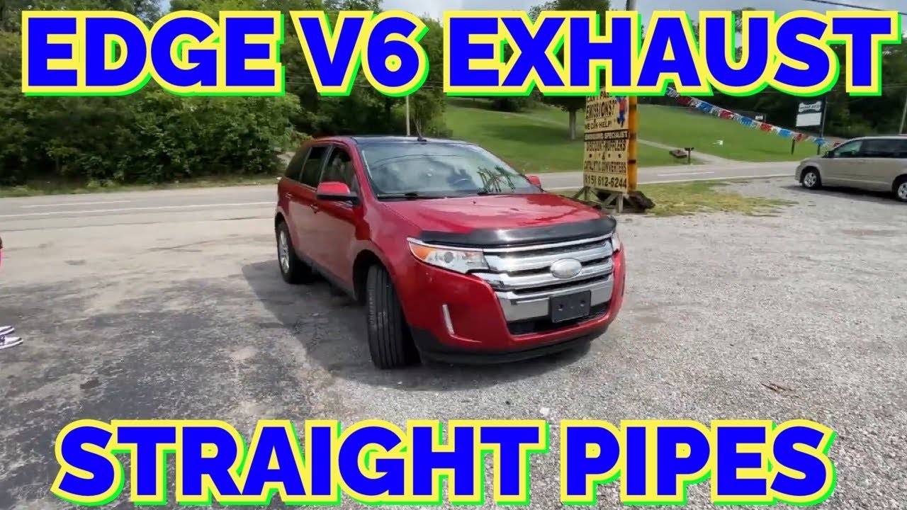Ford Edge V6 2012 года выпуска, двойной выхлоп с прямыми трубами!