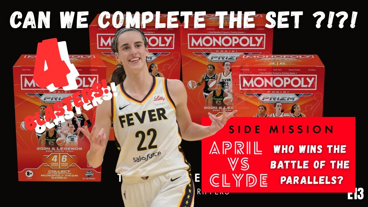 2024 WNBA Prizm Set Chase! 🧩 4 Blasters, Parallels on the Line! April vs Me 🏀🔥 E13