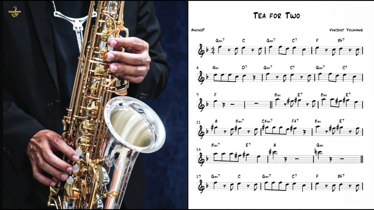 Tea for Two (easy solo) for saxophone