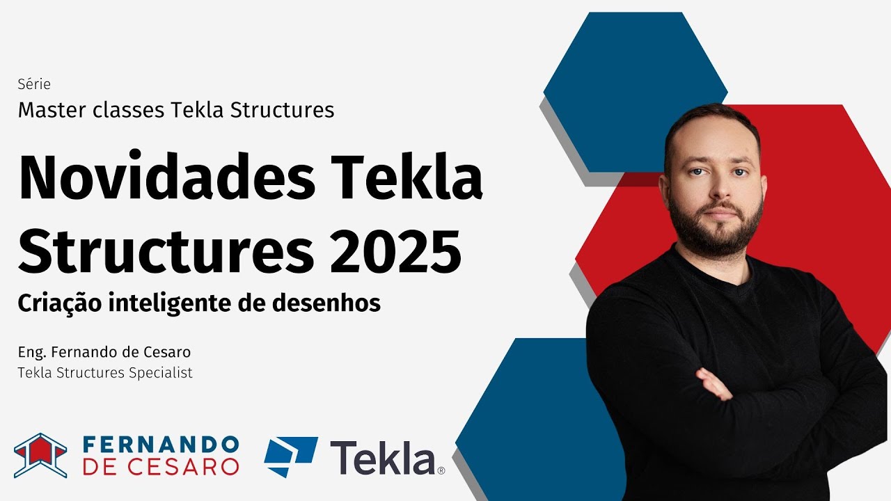 Novidades Tekla Structures 2025 - Criação Inteligente de desenhos
