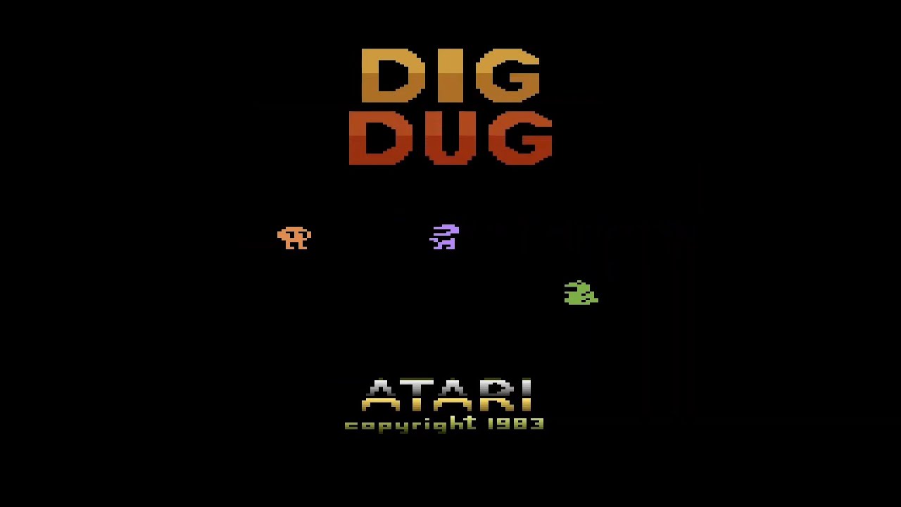 Dig Dug (Atari 2600) Longplay