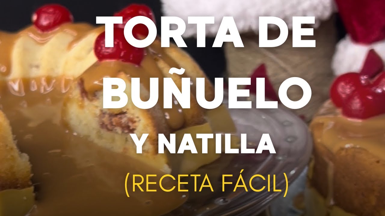 TORTA DE BUÑUELO Y NATILLA 🍮🍘🎄🧑‍🎄- Receta navideña fácil ✅❤️