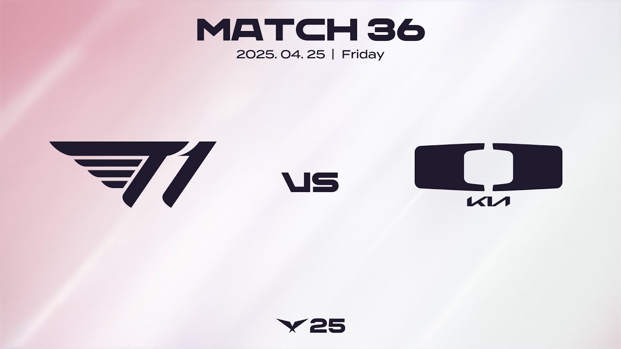 T1 vs DK | 매치 36 하이라이트 | 04.25 | 2025 LCK