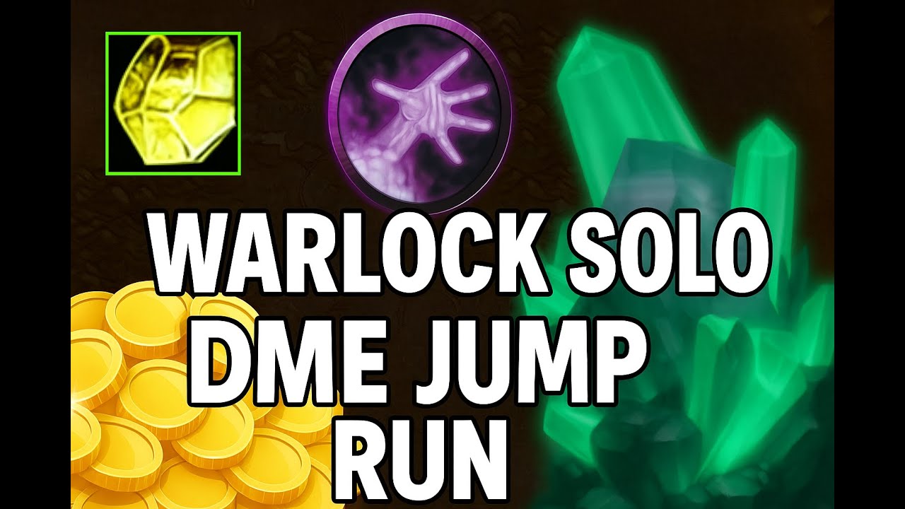 🔥 Warlock Solo DME Jump Run | Farming Arcane Crystals & Gold in WoW Classic 🔥