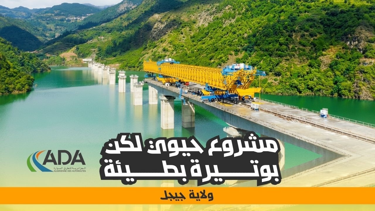 آخر مستجدات مشروع منفذ الطريق السيار ميناء جن جن - العلمة