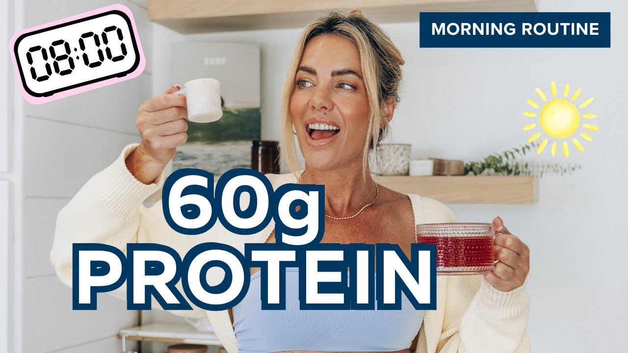 8am morning routine to STOP cravings | how I get 60g protein
