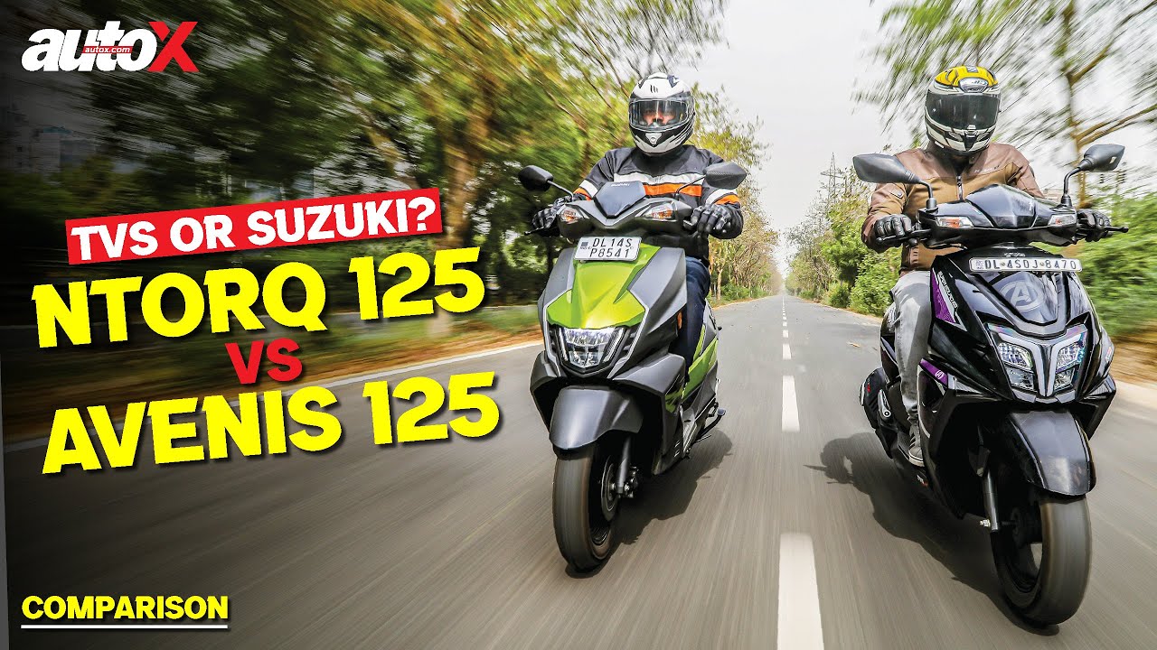 Suzuki Avenis vs TVS Ntorq - Comparison Test Review 2022 | 125cc Scooter Showdown | autoX