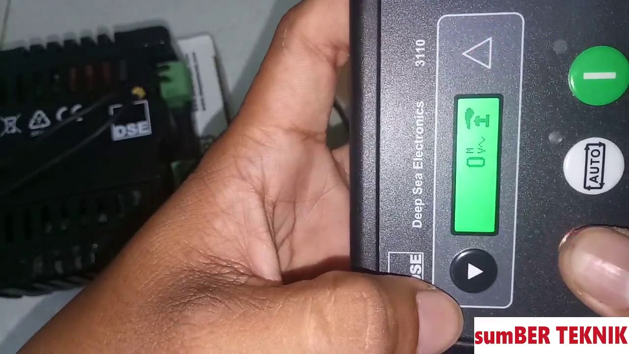 CARA SETTING  KONFIGURASI DSE3110 SECARA MANUAL