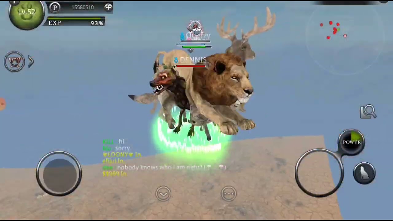 Wild Animals Online playing with my deer nobody knew who i was