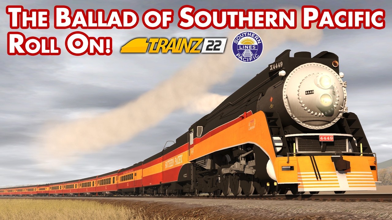 Southern Pacific Roll On в Trainz