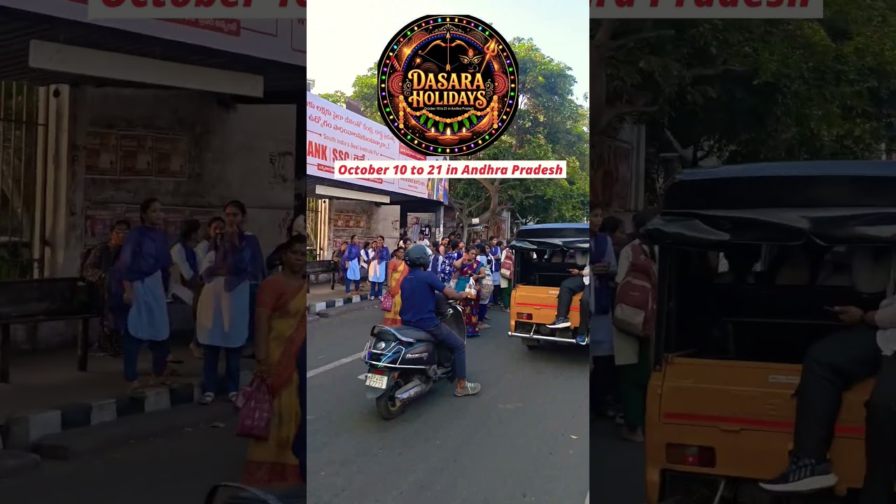 Andhra Pradesh Dasara Holidays 2026 📚 #hoidays #dashara#festival #andhrapradesh #ytshorts #yt #reels