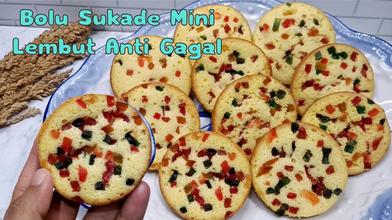 Bolu Sukade Lembut Panggang Hanya 4 Telur