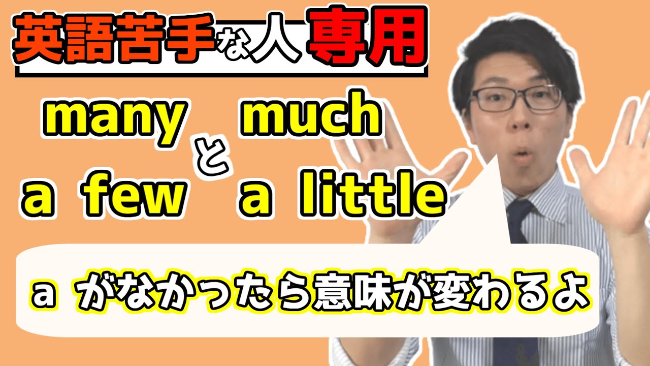 【中学英語】不可算名詞と可算名詞～many muchの違い～ 1-4【中１英語】