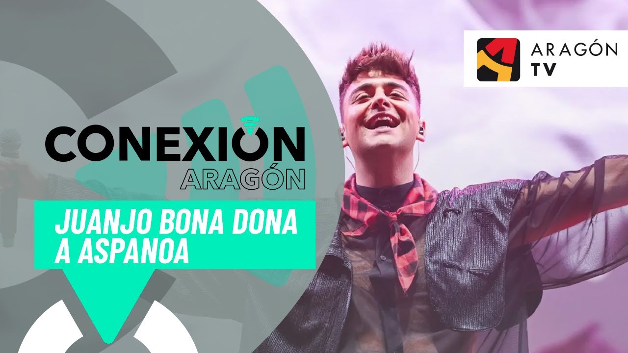 Juanjo Bona hace una donación a Aspanoa