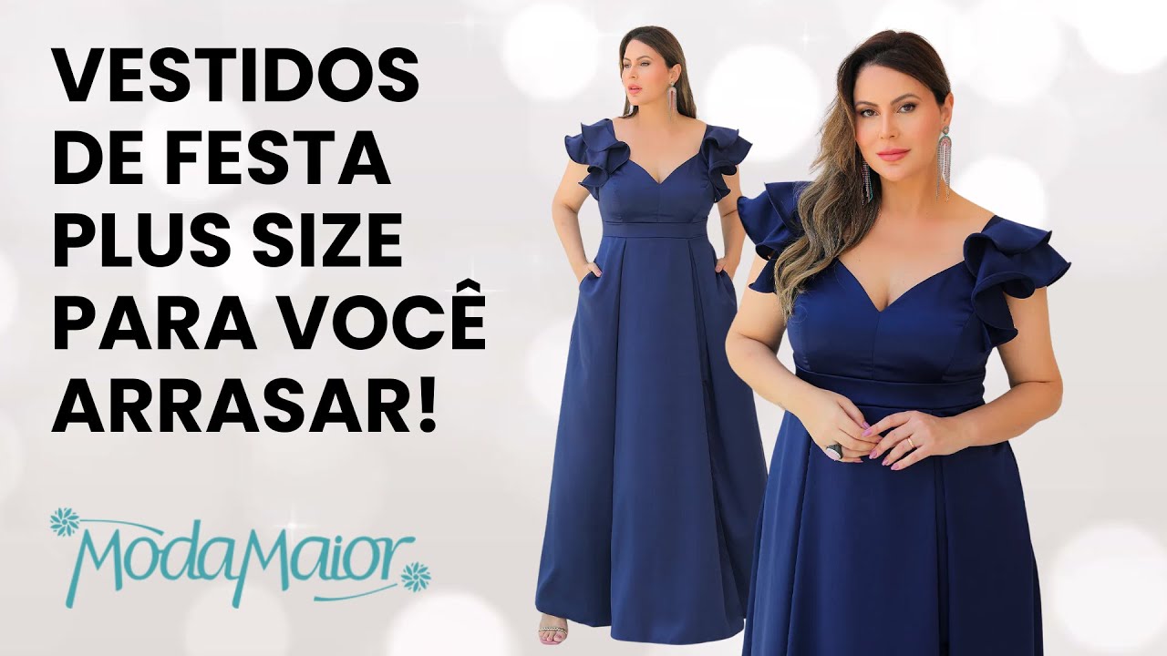 Vestidos de Festa Plus Size para você arrasar!