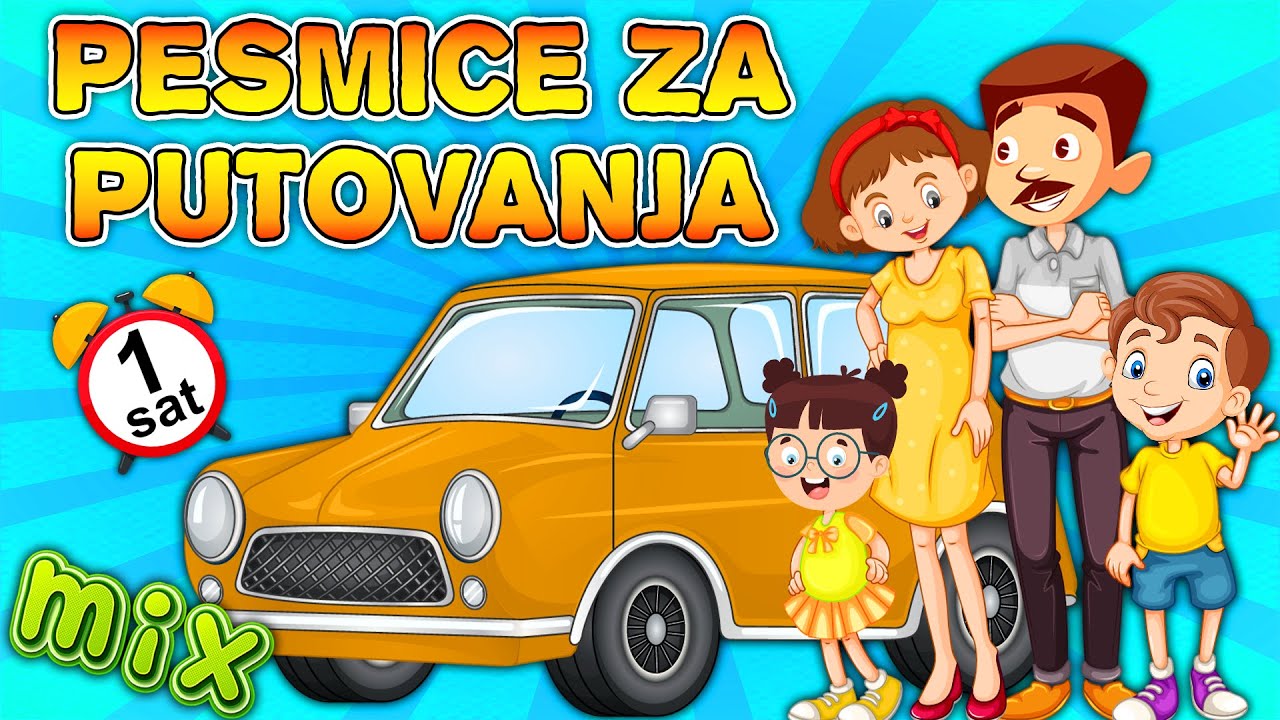 MIX pesmica za putovanja 💛 Najlepše pesmice za decu 💚 Muzika za decu MIX ❤️️ Nove dečije pesme MIX 💜