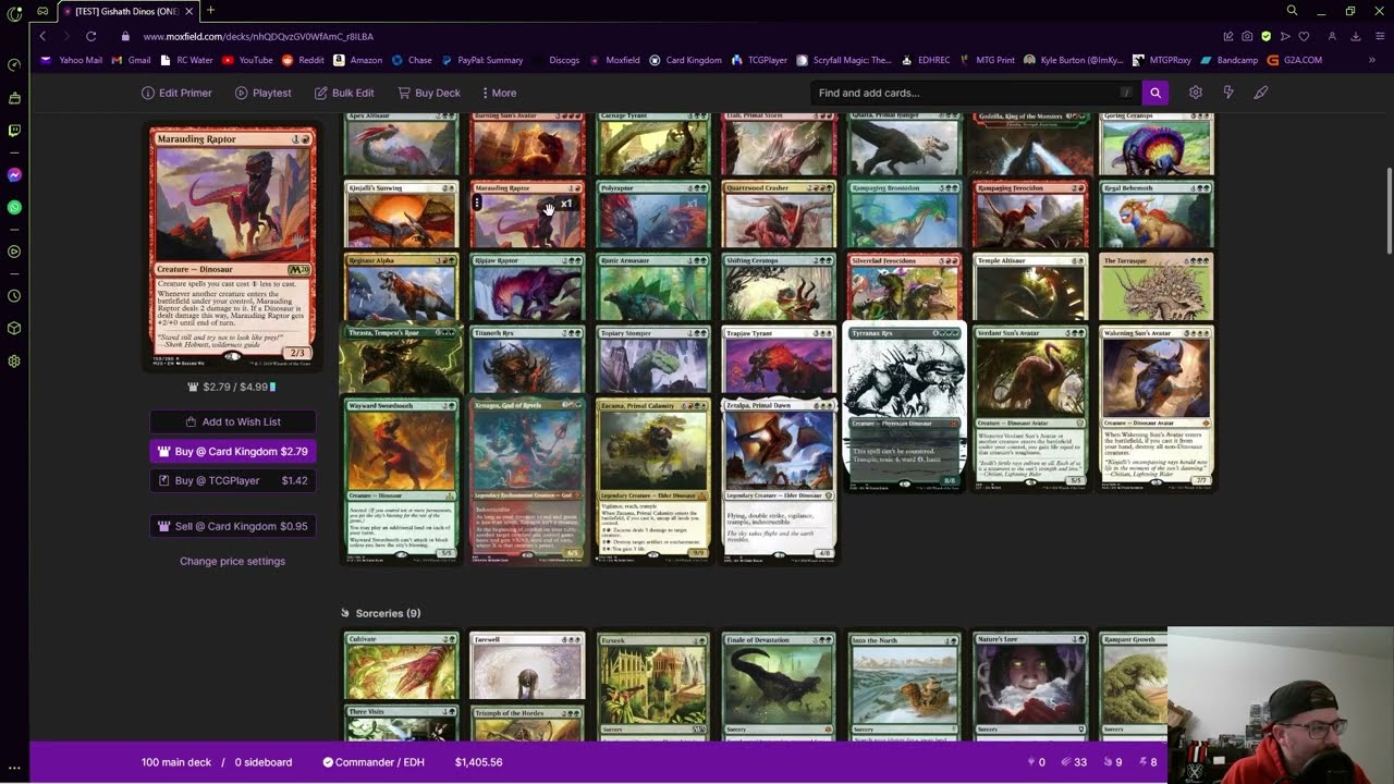 Gishath, Sun's Avatar | Naya Dinosaurs | Personal Brews | Magic the Gathering EDH Commander