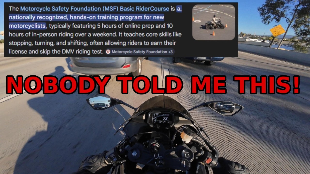 Things I Wish I Knew Before Taking the MSF Course (Beginner Rider) 🏍️⚠️