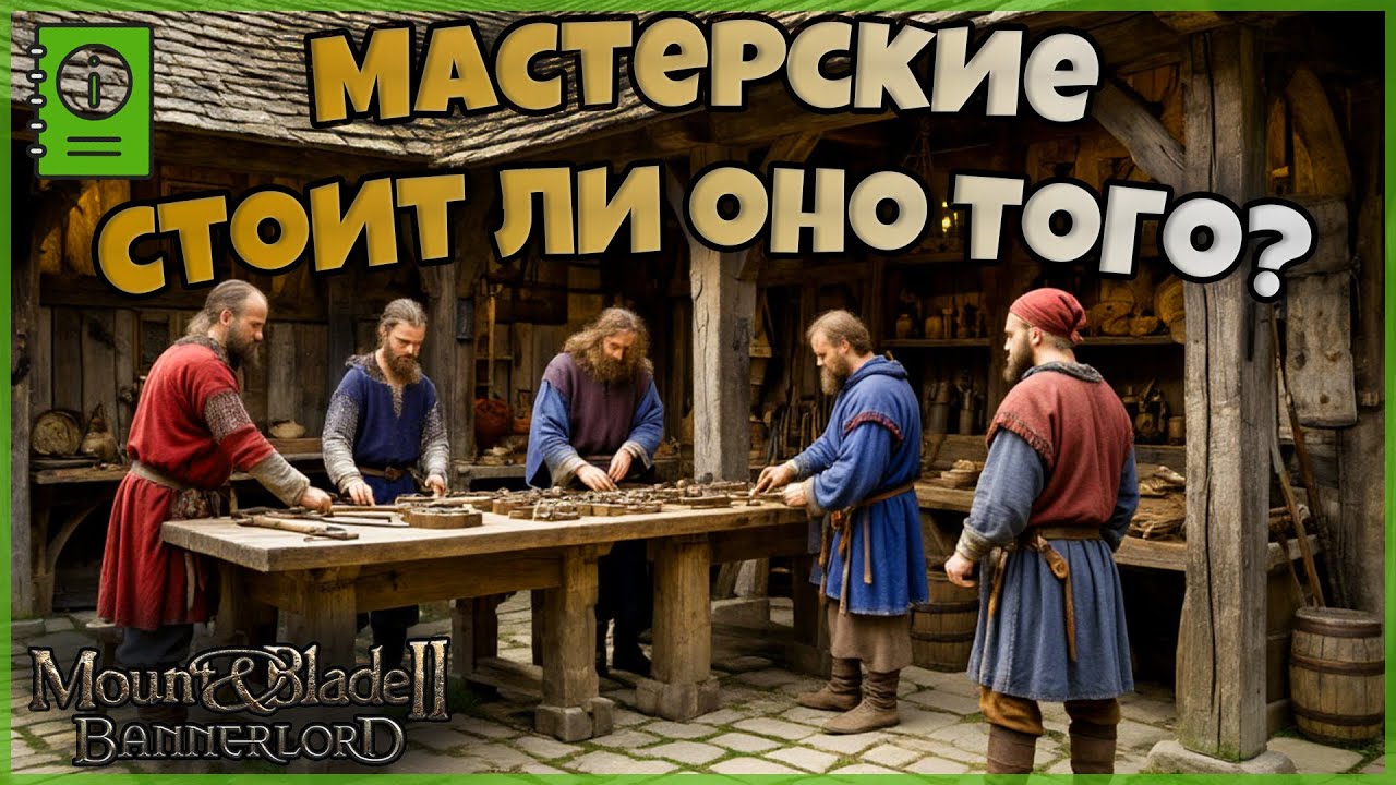 Мастерские. Зачем? Как? Стоит ли? Mount & Blade Bannerlord