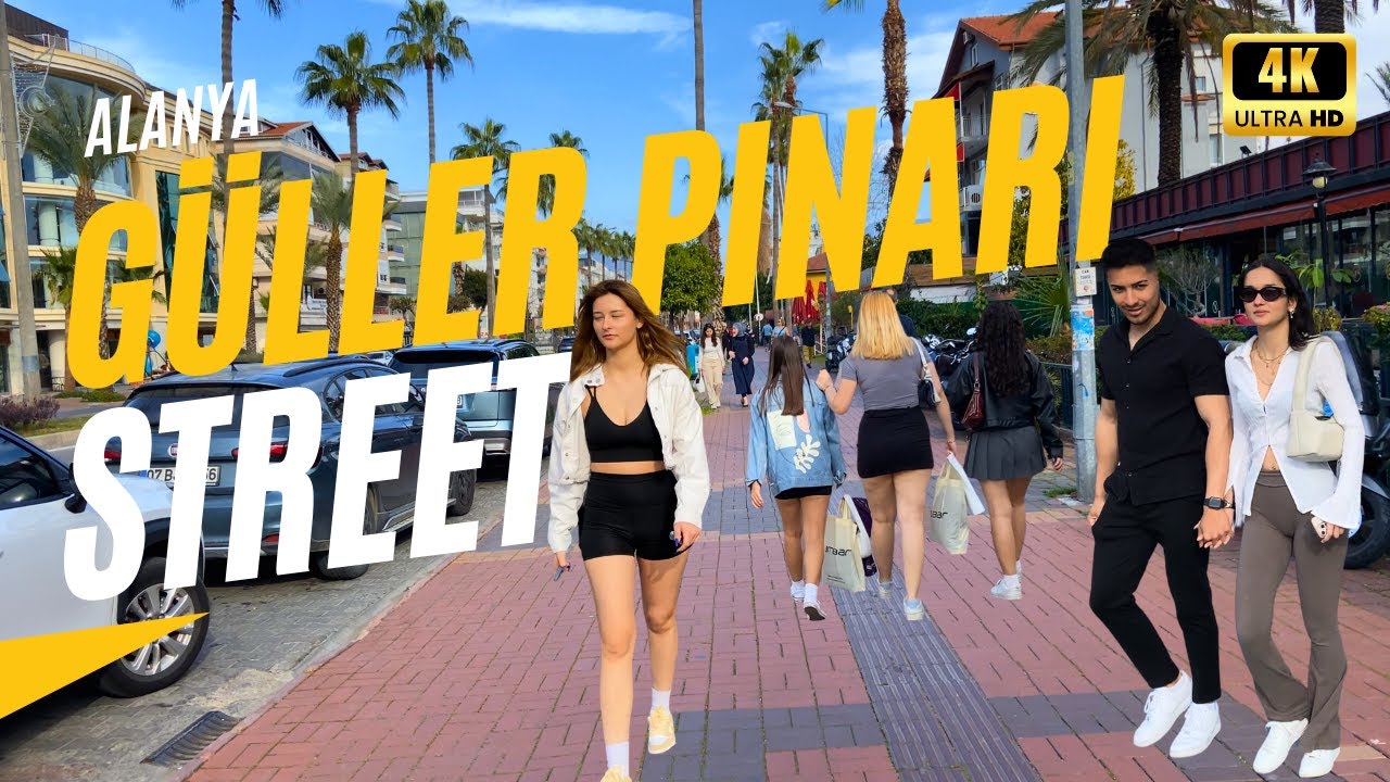 Alanya Güller Pınarı Street Coastal Walk | Walking Tour | March 2025