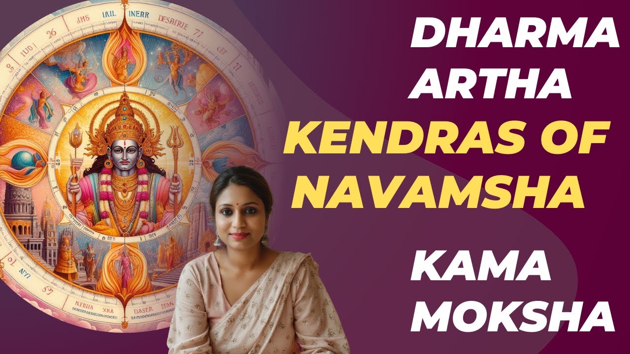 kENDRAS Of D9 Chart - Dharma, Artha, Kama, Moksha