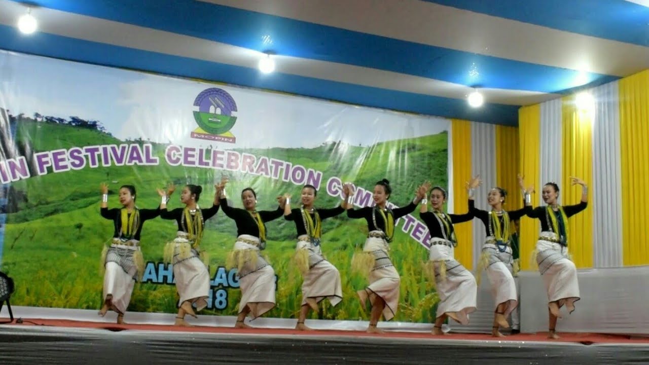 Mopin group dance(senior) 2018 by Gumin Hoyin popir party Naharlagun