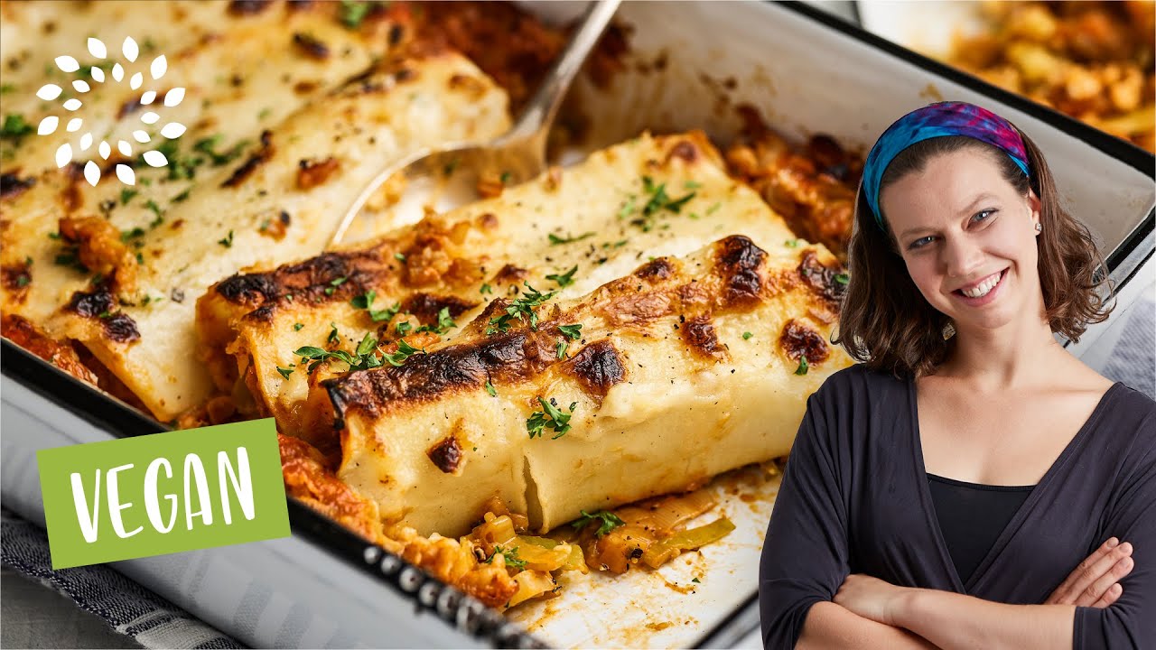 Diese VEGANEN CANNELLONI schmecken HIMMLISCH