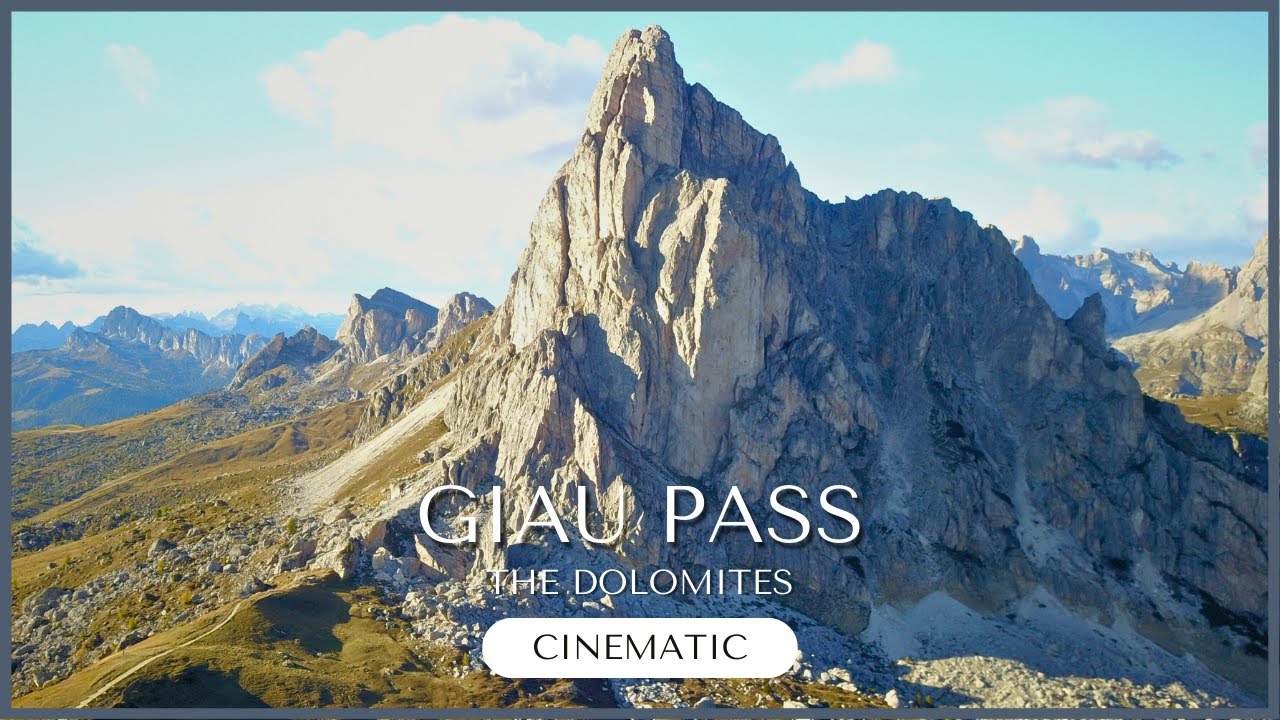 The GEM of Italian Alps: Giau Pass, The Dolomites by Drone 4K
