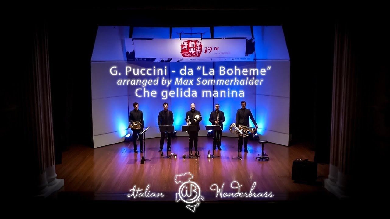 Giacomo Puccini - "Che gelida manina" from "La bohème" (arr. Max Sommerhalder))