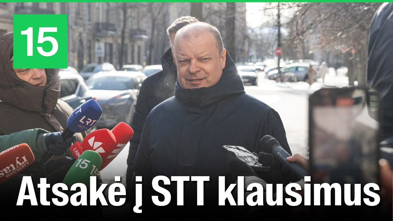 Saulius Skvernelis po STT apklausos: jokios inkriminuojamos veikos nesu padaręs