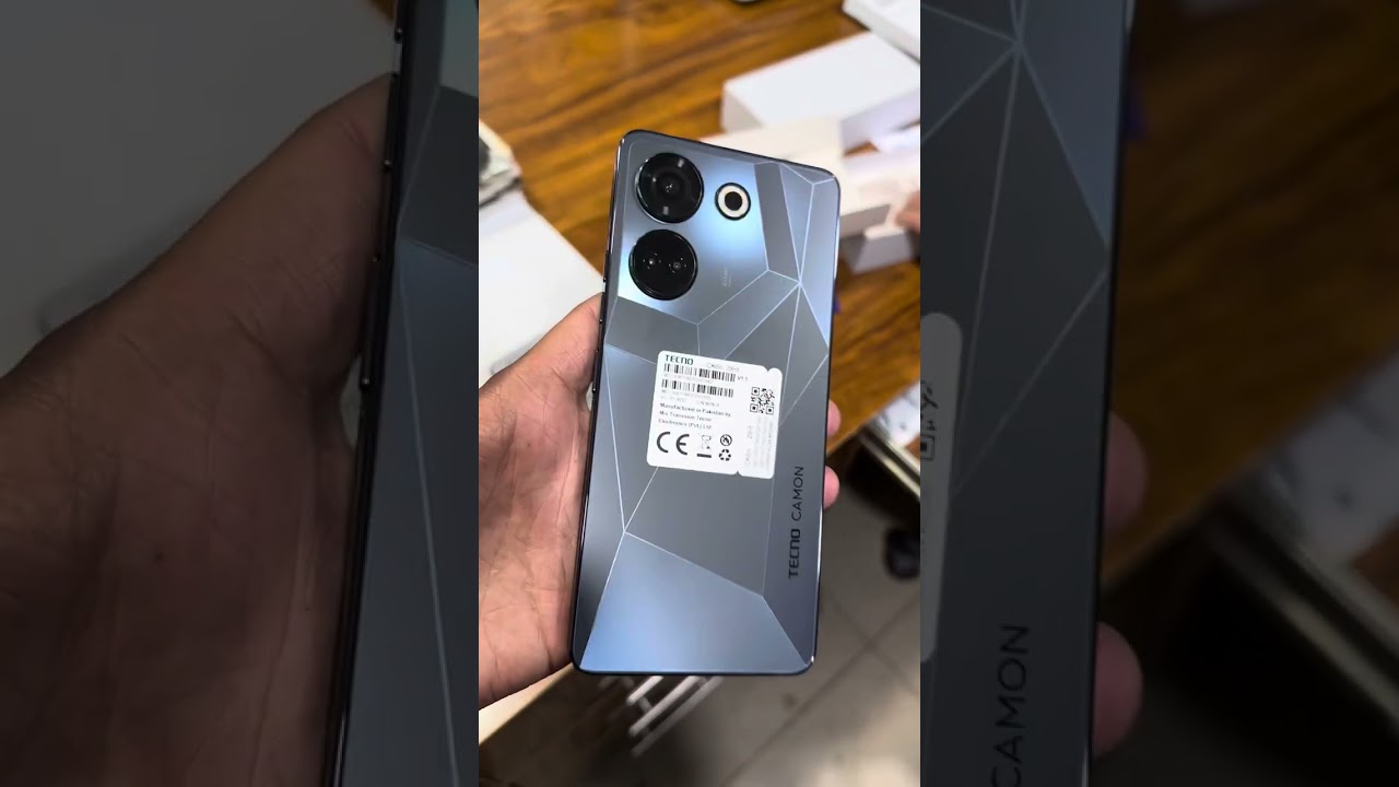 Tecno 😱 Camon 20 🔥 New Black Colour 🔥 8+8gb 256gb Unboxing 🔥