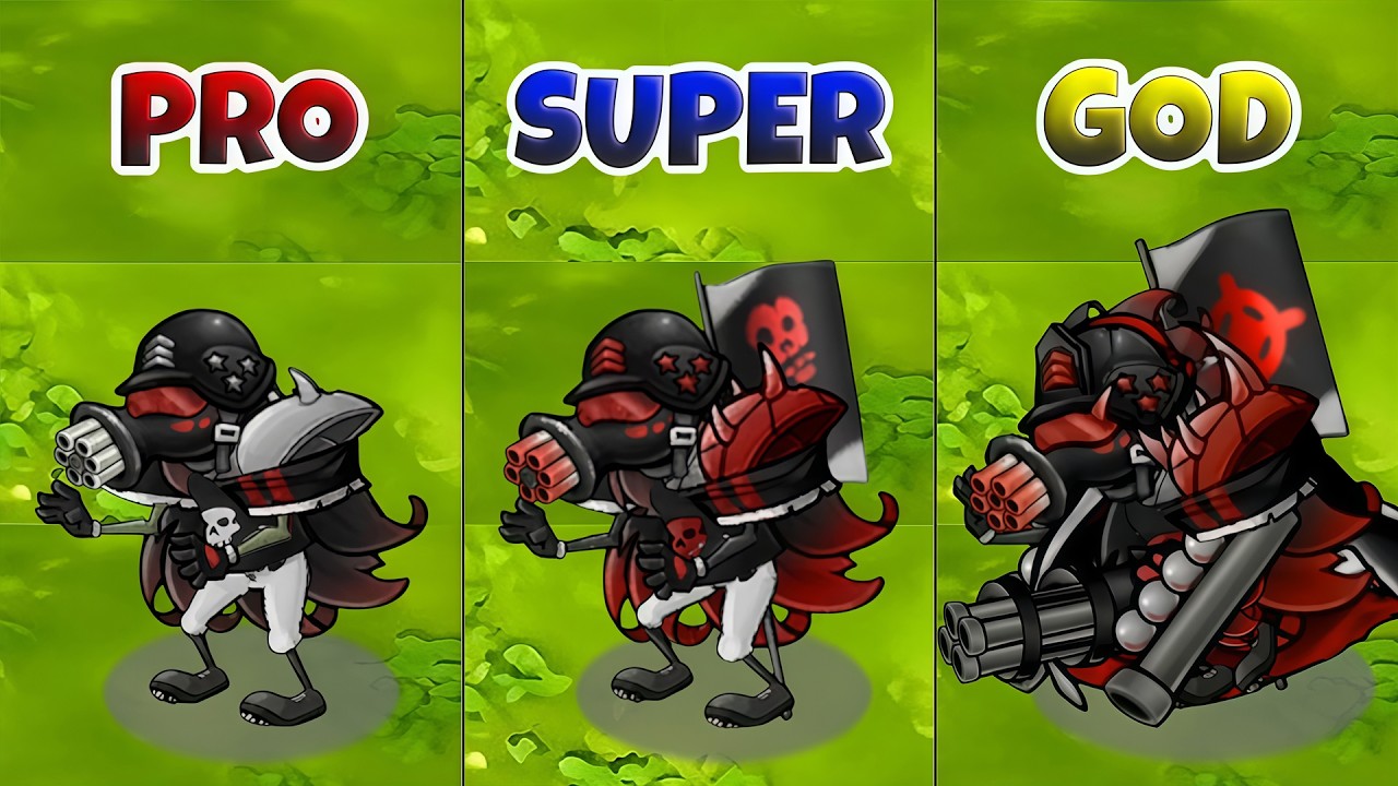 PVZ Fusion 3.4 Challenge - 3 Level Gatling Black Football Zombie vs Plants Fusion - Who Will Win?
